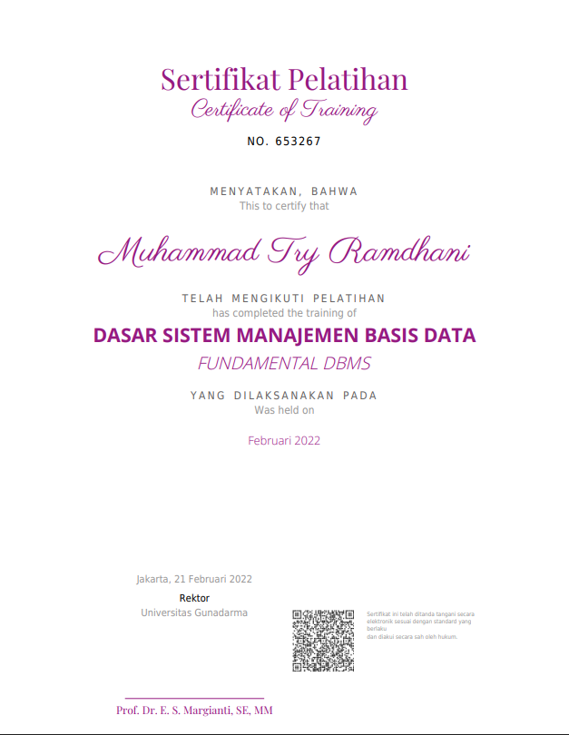 Database Management Sistem