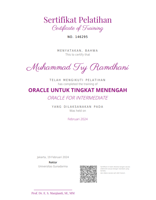 Oraqle For Intermediate